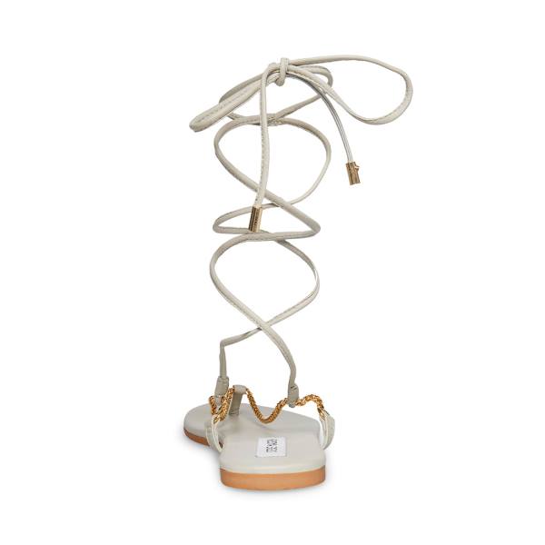 Steve Madden Tyra Bone Sandaler Dam Beige | SM-953GH