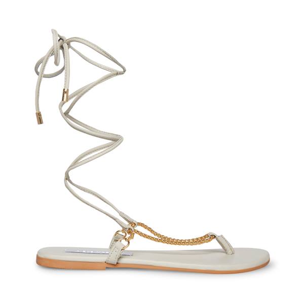 Steve Madden Tyra Bone Sandaler Dam Beige | SM-953GH