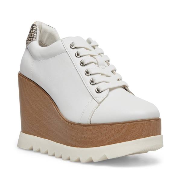 Steve Madden Unglazed Sneakers Dam Vita Olika Färger | SM-403LM