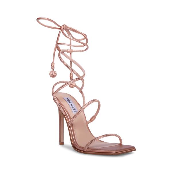 Steve Madden Unveil Heel Högklackade Skor Dam Rosa Guld | SM-394RG