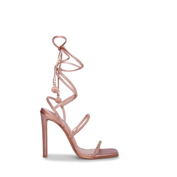 Steve Madden Unveil Heel Högklackade Skor Dam Rosa Guld | SM-394RG