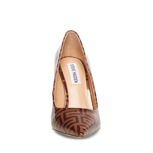 Steve Madden Vala Camel Heel Högklackade Skor Dam Bruna | SM-920JC