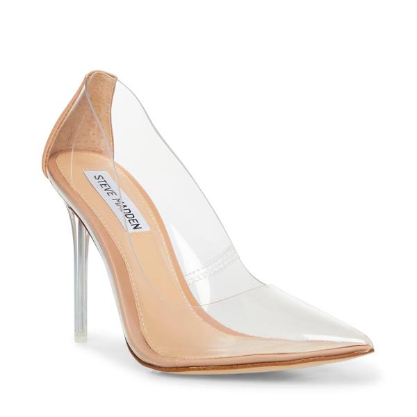 Steve Madden Vala Heel Högklackade Skor Dam Clear | SM-604LG