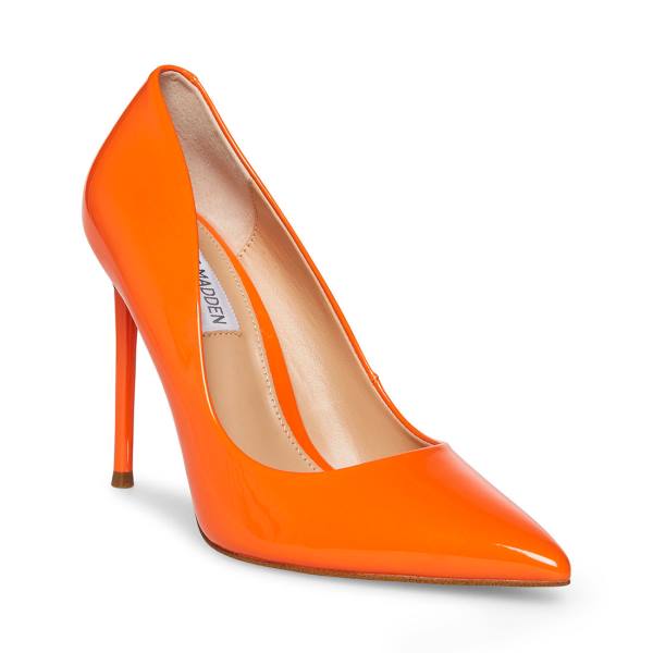 Steve Madden Vala Lack Heel Högklackade Skor Dam Orange | SM-821WF