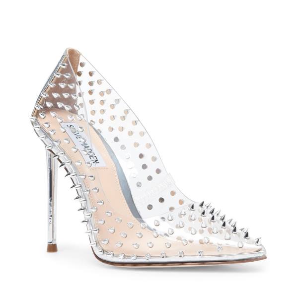 Steve Madden Vala-s Heel Högklackade Skor Dam Clear | SM-579LQ