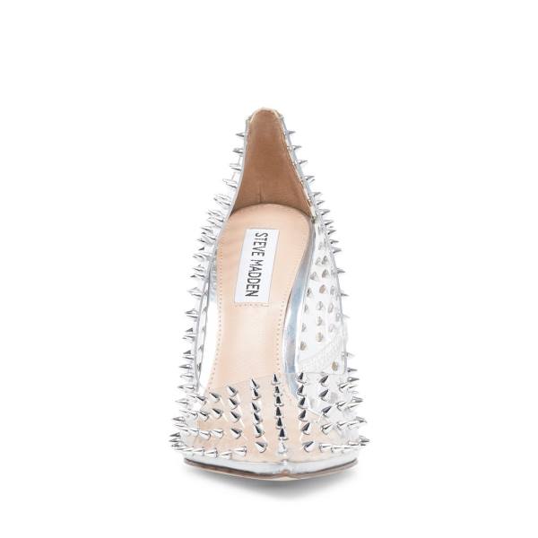 Steve Madden Vala-s Heel Högklackade Skor Dam Clear | SM-579LQ