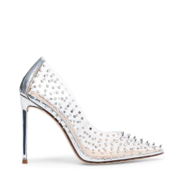 Steve Madden Vala-s Heel Högklackade Skor Dam Clear | SM-579LQ