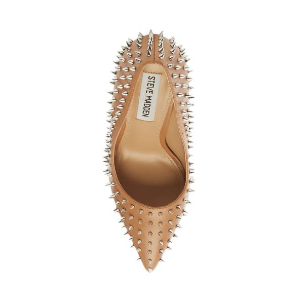 Steve Madden Vala-s Tan Heel Högklackade Skor Dam Beige | SM-283PX