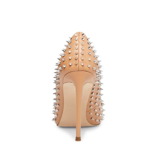 Steve Madden Vala-s Tan Heel Högklackade Skor Dam Beige | SM-283PX