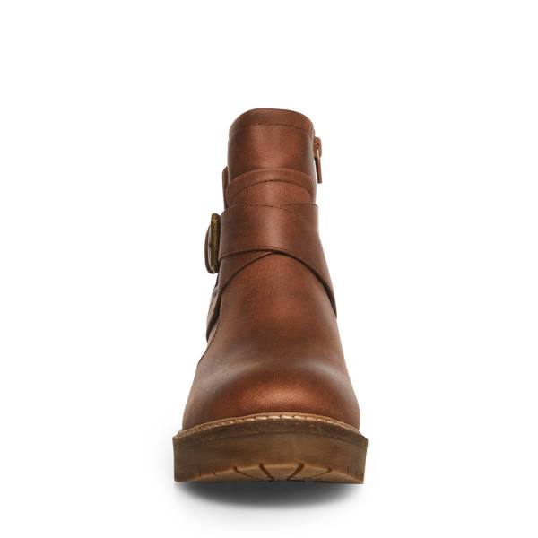 Steve Madden Vanessah Cognac Kängor Dam Bruna | SM-217BJ