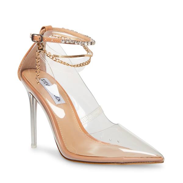 Steve Madden Veranda Tan Heel Högklackade Skor Dam Bruna Olika Färger | SM-703IE