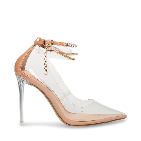 Steve Madden Veranda Tan Heel Högklackade Skor Dam Bruna Olika Färger | SM-703IE