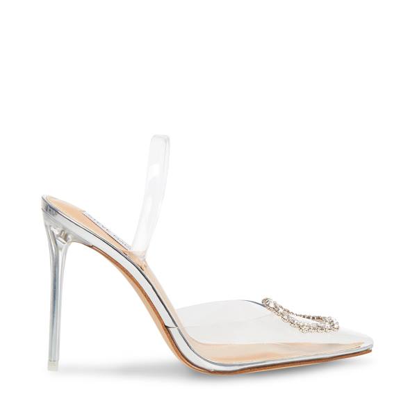 Steve Madden Vionnet Heel Högklackade Skor Dam Clear | SM-762HN