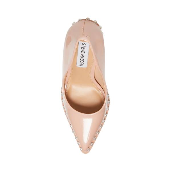 Steve Madden Vyper-p Blush Lack Heel Högklackade Skor Dam Rosa | SM-536WB