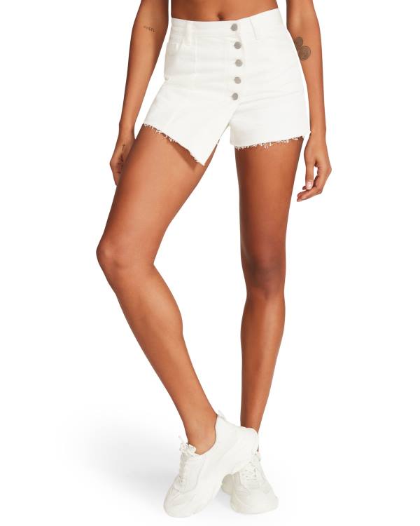 Steve Madden White Denim Skort Shorts Dam Vita | SM-649UO