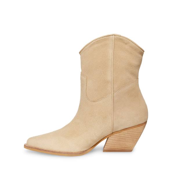 Steve Madden Wolfer Tan Mocka Kängor Dam Bruna | SM-705HW