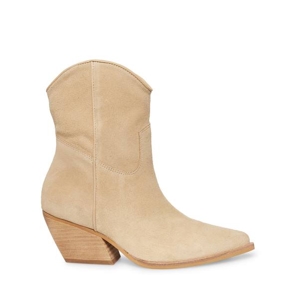 Steve Madden Wolfer Tan Mocka Kängor Dam Bruna | SM-705HW