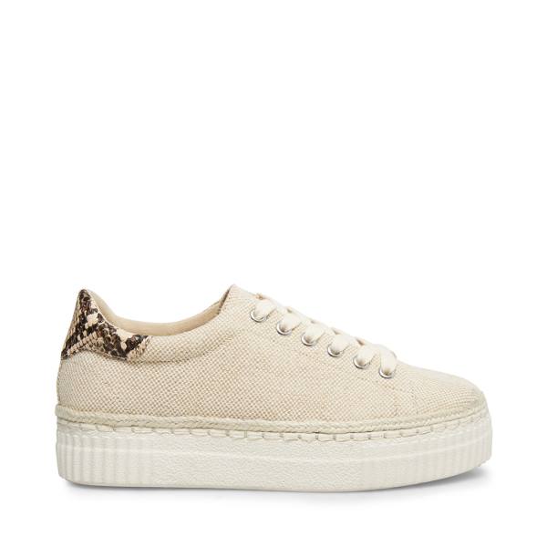 Steve Madden Zelena Tan Sneakers Dam Bruna | SM-052HQ