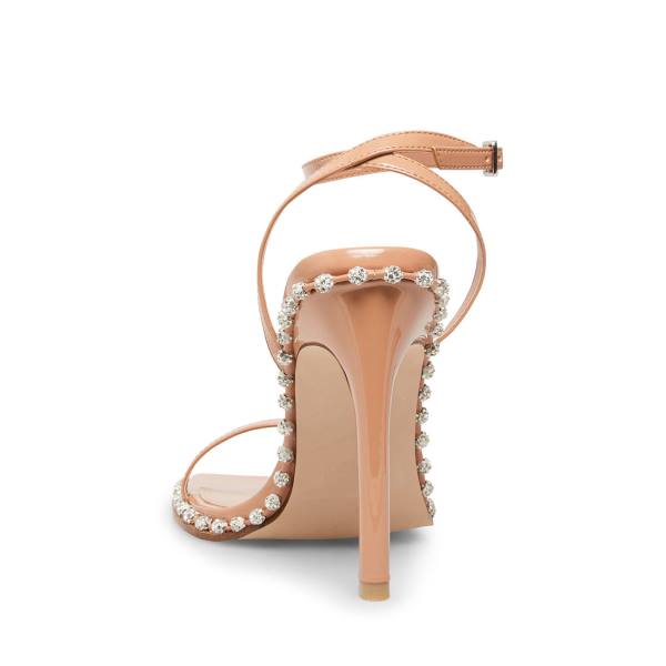 Steve Madden Zelle Camel Heel Högklackade Skor Dam Bruna Olika Färger | SM-392YO