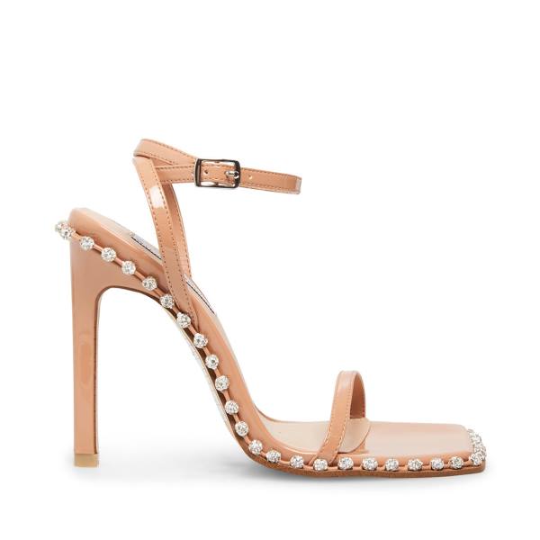 Steve Madden Zelle Camel Heel Högklackade Skor Dam Bruna Olika Färger | SM-392YO