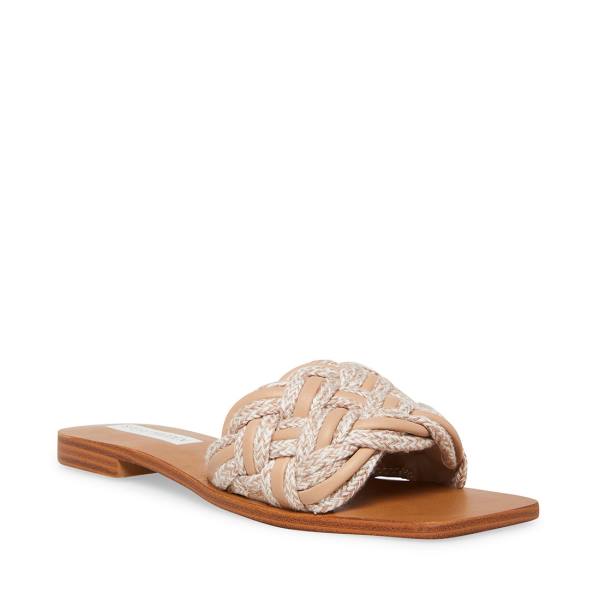 Steve Madden Zorya Natural Sandaler Dam Beige | SM-972SW