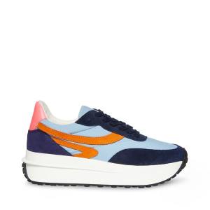 Steve Madden Actions Sneakers Dam Blå Olika Färger | SM-432ME