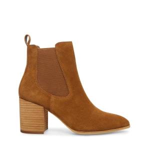 Steve Madden Addy Cognac Mocka Kängor Dam Bruna | SM-872GV