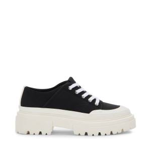 Steve Madden Avah Canvas Sneakers Dam Svarta | SM-306EX