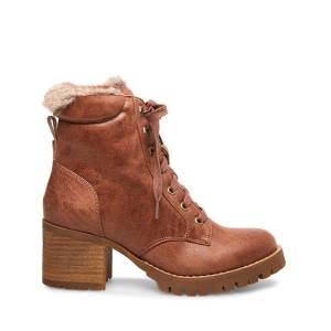 Steve Madden Bekvämlighet Tan Kängor Dam Bruna | SM-247WM