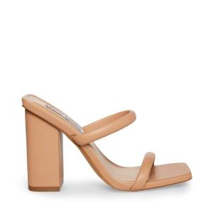 Steve Madden Blake Tan Heel Högklackade Skor Dam Bruna | SM-951NW