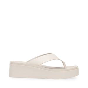 Steve Madden Carlene Bone Sandaler Dam Beige | SM-496NL