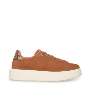 Steve Madden Catcher Mocha Sneakers Dam Beige | SM-678PF