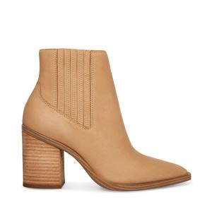 Steve Madden Catreena Tan Nubuck Kängor Dam Bruna | SM-679RN