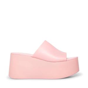 Steve Madden Christa Läder Sandaler Dam Rosa | SM-465RB