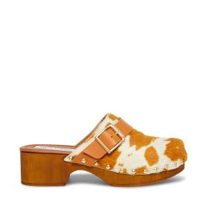 Steve Madden Dana-p Tan Heel Högklackade Skor Dam Bruna Bruna | SM-925US