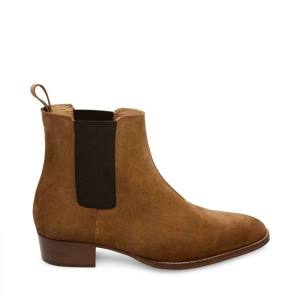 Steve Madden Dex Tan Mocka Stövlar Herr Bruna | SM-094TD