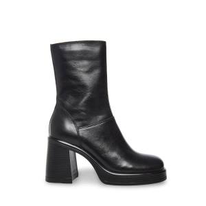 Steve Madden Fantsie Läder Kängor Dam Svarta | SM-341FK