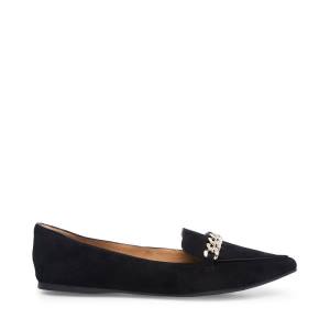 Steve Madden Farrell Mocka Platta Skor Dam Svarta | SM-820QR