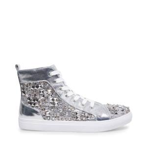 Steve Madden Headlines Sneakers Herr Silver | SM-064LZ