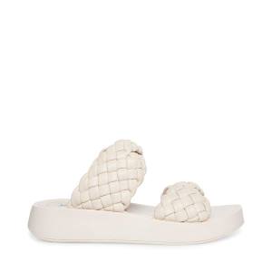 Steve Madden Helsa Bone Sandaler Dam Beige | SM-827KG