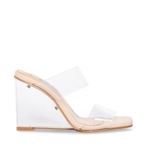 Steve Madden Isa Heel Högklackade Skor Dam Clear | SM-402GT