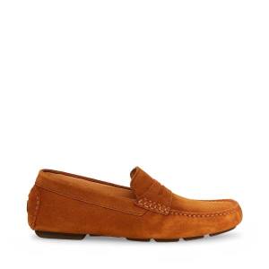 Steve Madden Italo Cognac Mocka Loafers Herr Bruna | SM-064BG