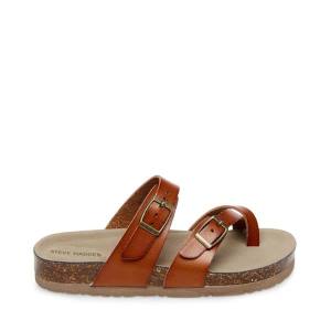 Steve Madden Jbeached Cognac Sandaler Barn Bruna | SM-081BO