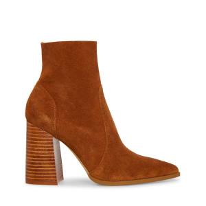 Steve Madden Julina Chestnut Mocka Kängor Dam Bruna | SM-954RF