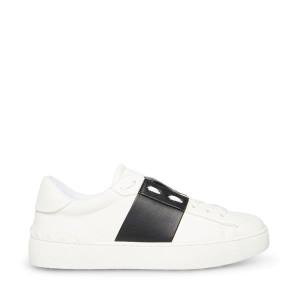 Steve Madden Keaton Sneakers Dam Vita Svarta | SM-251CN