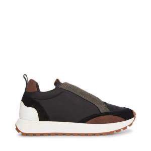 Steve Madden Keyan Sneakers Dam Svarta Olika Färger | SM-325KU