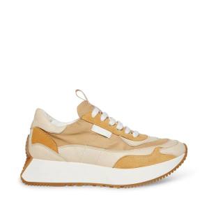 Steve Madden Korry Natural Sneakers Dam Beige Olika Färger | SM-185EI