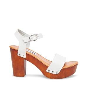 Steve Madden Luna Heel Högklackade Skor Dam Vita | SM-582LO