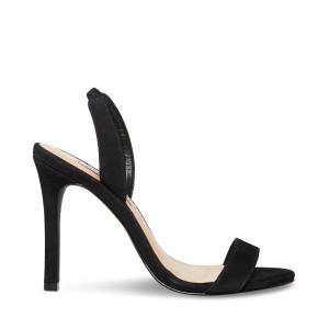 Steve Madden Marbella Nubuck Heel Högklackade Skor Dam Svarta | SM-623XT