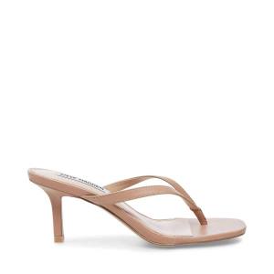 Steve Madden Melrose Tan Läder Heel Högklackade Skor Dam Bruna | SM-062FW